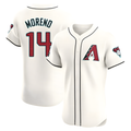 Choea A.Diamondbacks #14 Gabriel Moreno Player Cream Elite Home Patch Stitched Jerseys