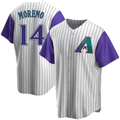 Choea A.Diamondbacks #14 Gabriel Moreno Player Purple Replica Alternate Cooperstown Collection Stitched Jerseys