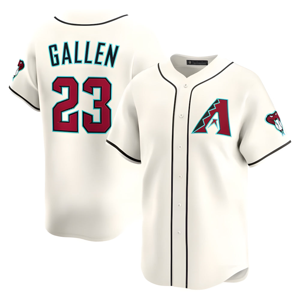 Choea A.Diamondbacks #23 Zac Gallen Player Cream Game Limited Stitched Jerseys