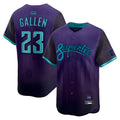 Choea A.Diamondbacks #23 Zac Gallen Player Purple City Connect Limited Vapor Stitched Jerseys