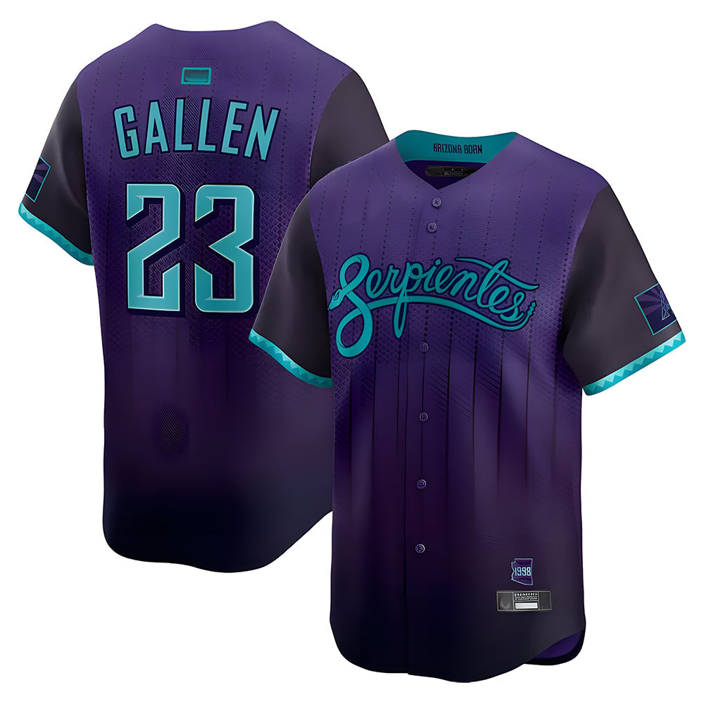Choea A.Diamondbacks #23 Zac Gallen Player Purple City Connect Limited Vapor Stitched Jerseys