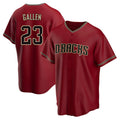 Choea A.Diamondbacks #23 Zac Gallen Player Red Replica Game Stitched Jerseys