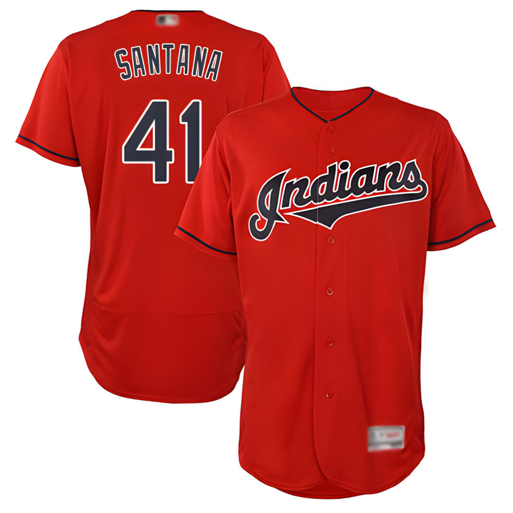 Choea A.Diamondbacks #41 Carlos Santana Player Red game time Stitched Jersey