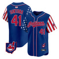 Choea A.Diamondbacks #41 Carlos Santana Player Royal Independence Day Vapor Premier Limited Stitched Jersey