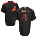 Choea A.Diamondbacks #4 Ketel Marte Player Black Big & Tall Replica Limited Stitched Jerseys