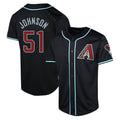 Choea A.Diamondbacks #51 Randy Johnson Player Black Limited Alternate Stitched Jerseys
