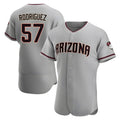 Choea A.Diamondbacks #57 Eduardo Rodriguez Player Gray Road Stitched Jersey