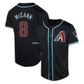 Choea A.Diamondbacks #8 James McCann Player Black Red Limited Alternate Stitched Jersey