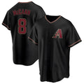Choea A.Diamondbacks #8 James McCann Player Black Replica Alternate Stitched Jersey