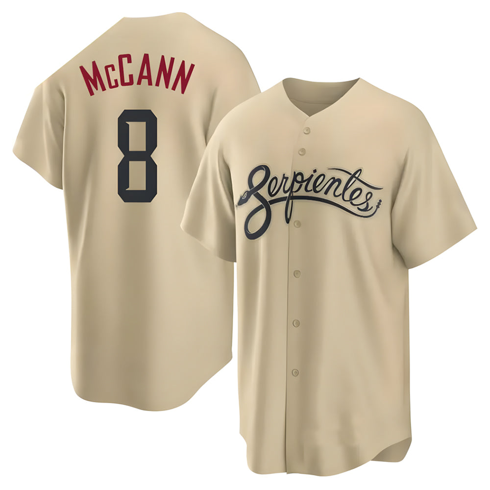 Choea A.Diamondbacks #8 James McCann Player Gold Replica 2026 City Connect Cool Stitched Jersey