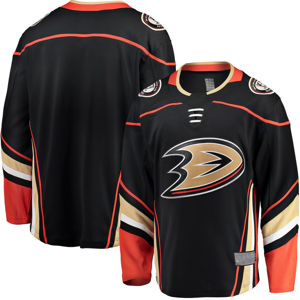 Choea A.Ducks Black Breakaway Home Jerseys