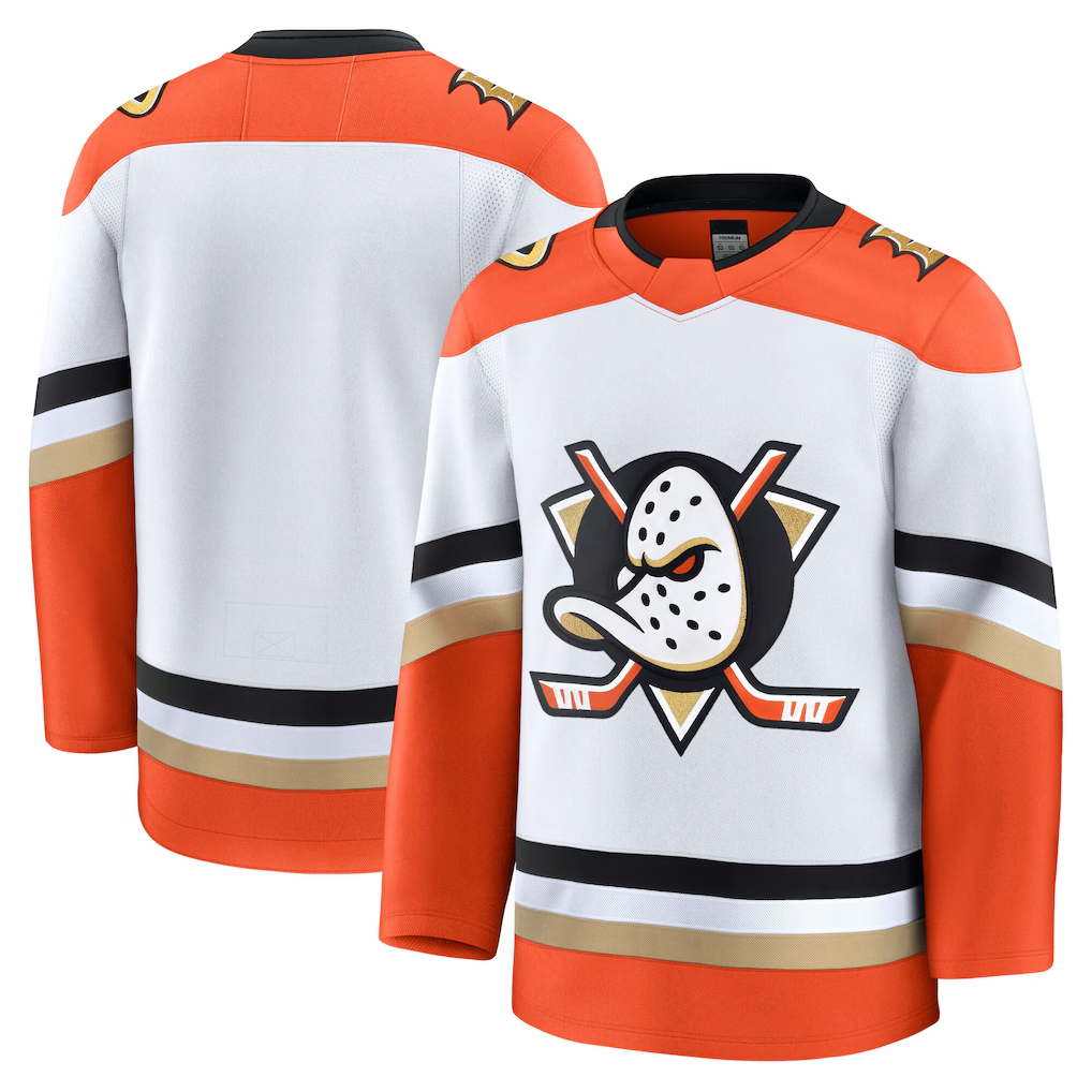 Choea A.Ducks White Away Premium Jerseys
