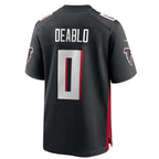 Choea A.Falcons #0 Divine Deablo Player Black Home Game Stitched Jerseys