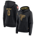 Choea A.Falcons #0 Divine Deablo Player Black Salute to Service Hoodies Stitched Jerseys