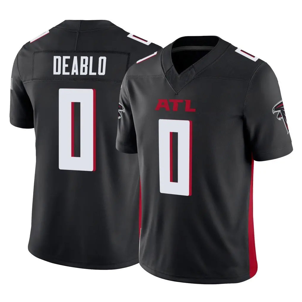 Choea A.Falcons #0 Divine Deablo Player Black Vapor F.U.S.E. Limited Home Game Stitched Jerseys
