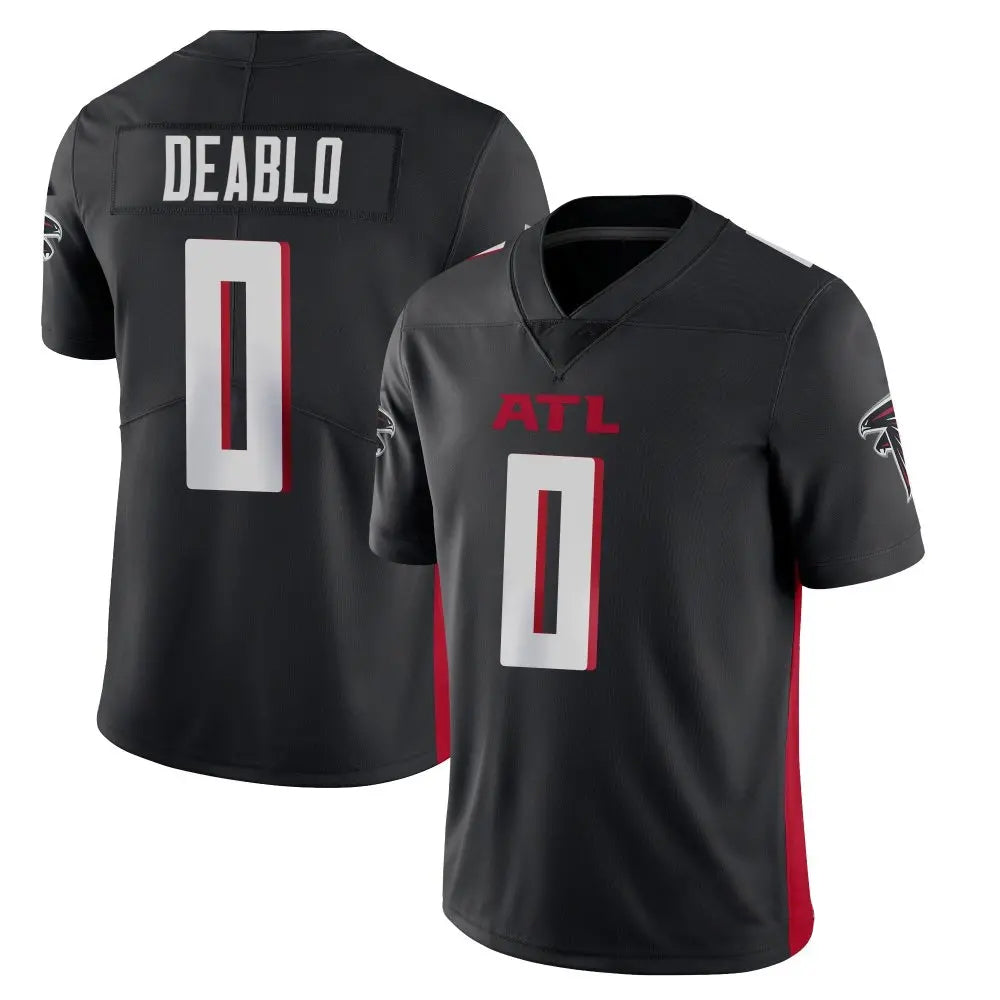Choea A.Falcons #0 Divine Deablo Player Black Vapor Limited Home Game Stitched Jerseys