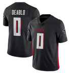 Choea A.Falcons #0 Divine Deablo Player Black Vapor Limited Home Game Stitched Jerseys