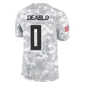 Choea A.Falcons #0 Divine Deablo Player Camo Salute to Service Limited Stitched Jerseys