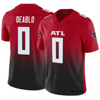 Choea A.Falcons #0 Divine Deablo Player Red Vapor F.U.S.E. Limited Home Game Stitched Jerseys