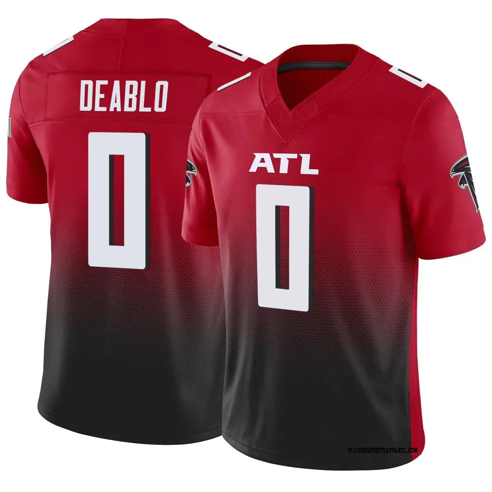 Choea A.Falcons #0 Divine Deablo Player Red Vapor F.U.S.E. Limited Home Game Stitched Jerseys