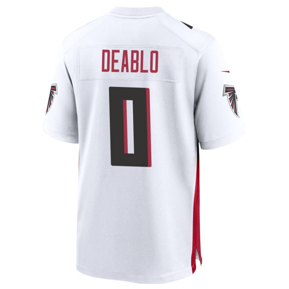 Choea A.Falcons #0 Divine Deablo Player White Home Game Stitched Jerseys