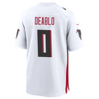Choea A.Falcons #0 Divine Deablo Player White Home Game Stitched Jerseys