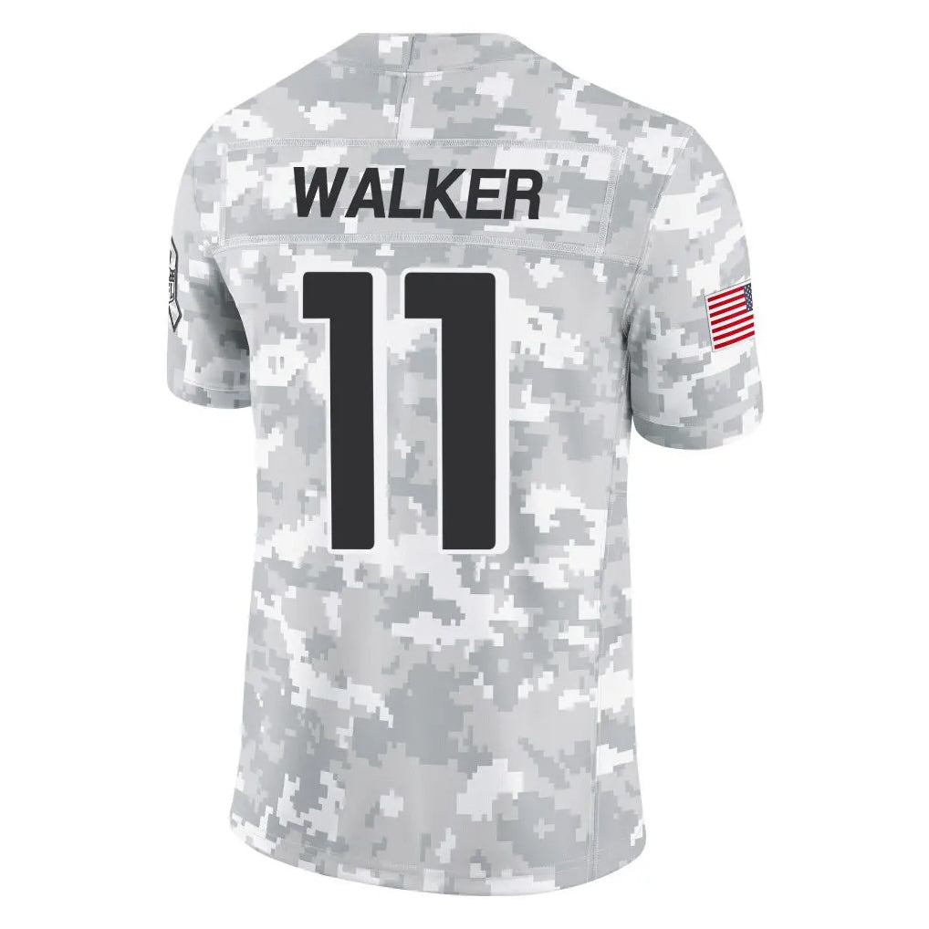Choea A.Falcons #11 Jalon Walker Player Arctic Camo Salute to Service Limited Stitched Jerseys