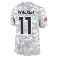 Choea A.Falcons #11 Jalon Walker Player Arctic Camo Salute to Service Limited Stitched Jerseys