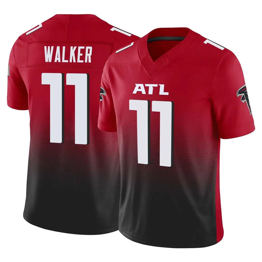 Choea A.Falcons #11 Jalon Walker Player Red Vapor F.U.S.E. Limited Stitched Jerseys