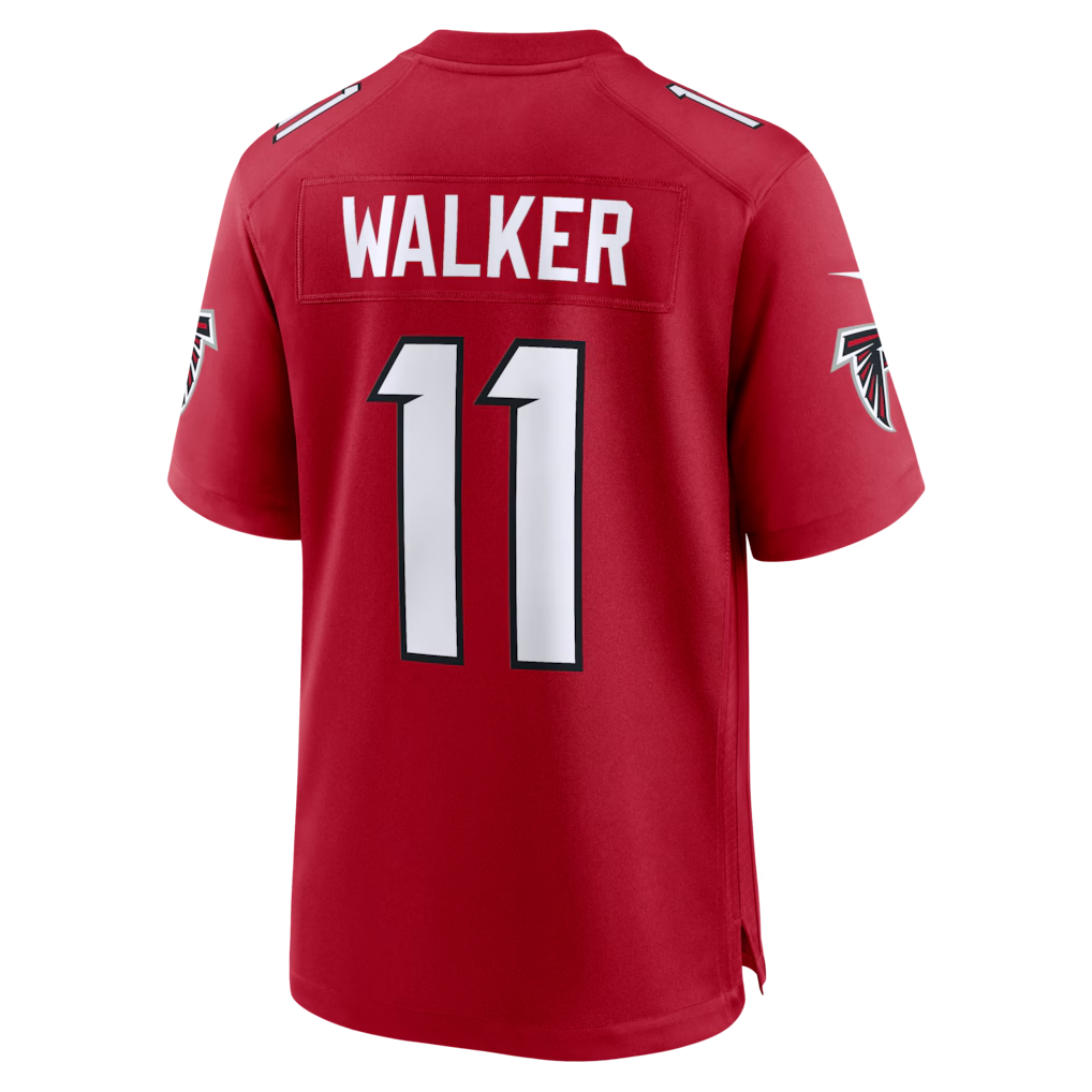 Choea A.Falcons #11 Jalon Walker Red Game Stitched Jerseys