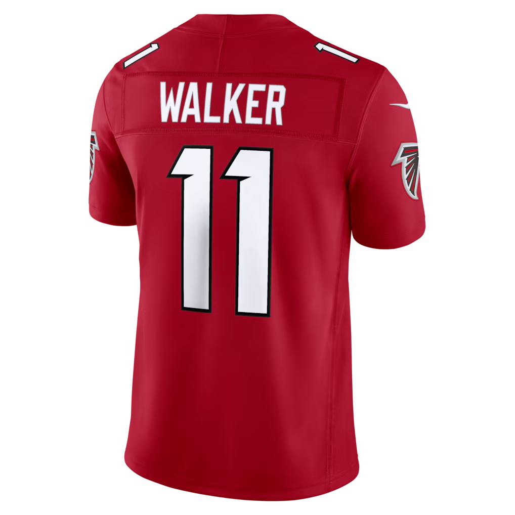 Choea A.Falcons #11 Jalon Walker Red Team Vapor F.U.S.E. Stitched Limited Jerseys
