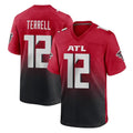 Choea A.Falcons #12 Avieon Terrell Player Red Home Game Stitched Jerseys