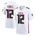Choea A.Falcons #12 Avieon Terrell Player White Home Game Stitched Jerseys