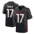 Choea A.Falcons #17 Zachariah Branch Player Black Home Game Stitched Jerseys