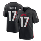 Choea A.Falcons #17 Zachariah Branch Player Black Home Game Stitched Jerseys