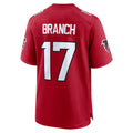 Choea A.Falcons #17 Zachariah Branch Player Red Home Game Stitched Jerseys