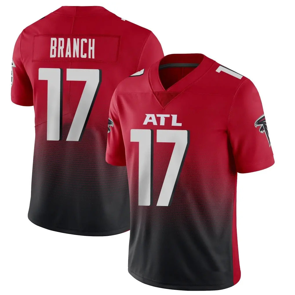 Choea A.Falcons #17 Zachariah Branch Player Red Vapor Untouchable Limited Home Game Stitched Jerseys