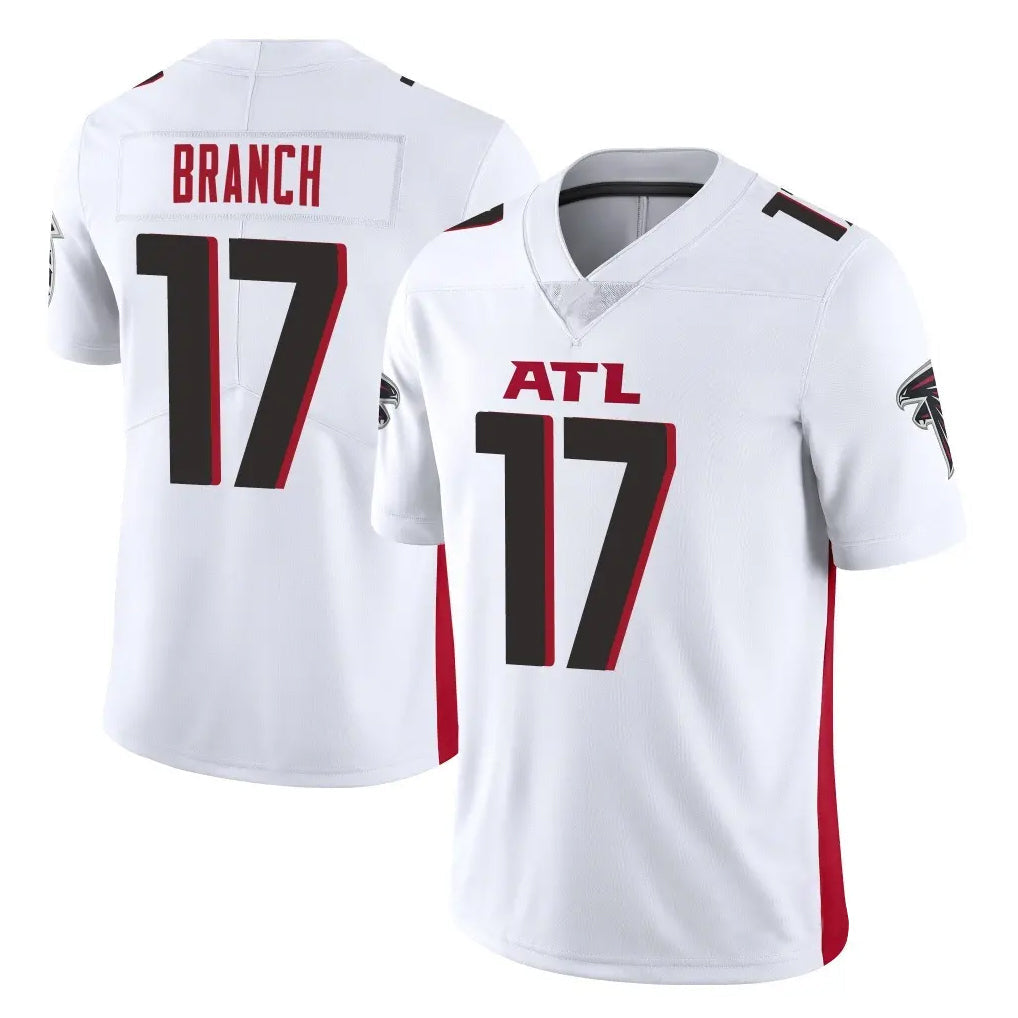 Choea A.Falcons #17 Zachariah Branch Player White Vapor Untouchable Limited Home Game Stitched Jerseys