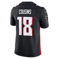 Choea A.Falcons #18 Kirk Cousins Player Black Vapor F.U.S.E. Limited Stitched Jerseys
