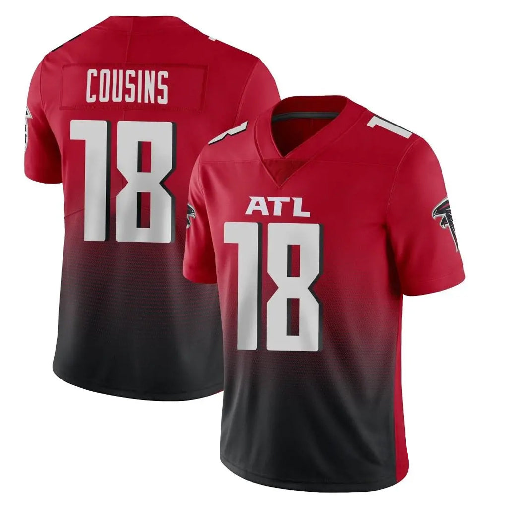 Choea A.Falcons #18 Kirk Cousins Player Red Vapor Untouchable Limited Home Game Stitched Jerseys