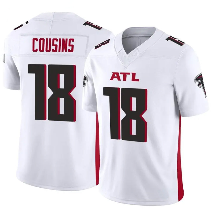 Choea A.Falcons #18 Kirk Cousins Player Vapor F.U.S.E. Limited Whtie Stitched Jerseys