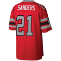 Choea A.Falcons #21 Deion Sanders Mitchell & Ness Red Legacy Replica Jersey
