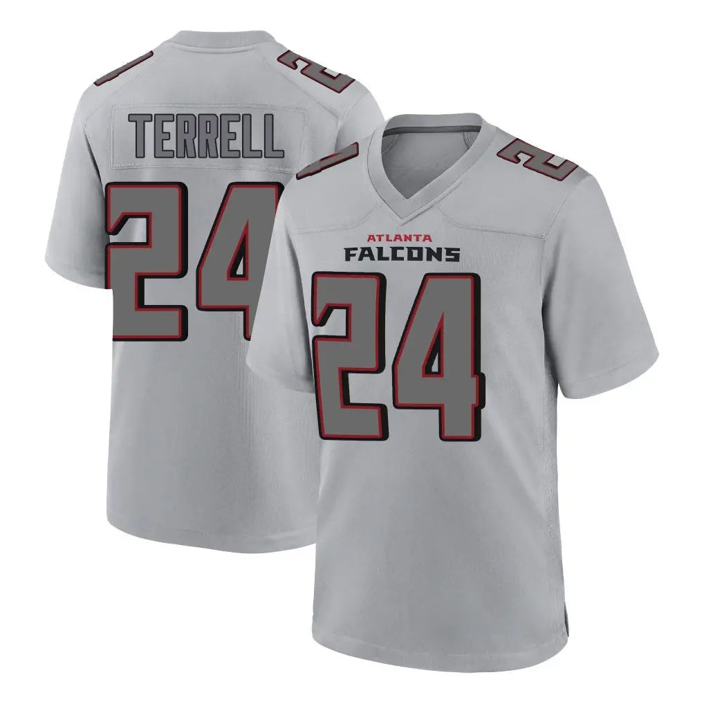 Choea A.Falcons #24 A.J. Terrell Jr. Branch Player Gray Fashion Home Game Stitched Jerseys