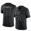 Choea A.Falcons #24 A.J. Terrell Jr. Player Black RFLCTV Limited Stitched Jerseys