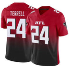 Choea A.Falcons #24 A.J. Terrell Jr. Player Red Vapor F.U.S.E. Limited Stitched Jerseys