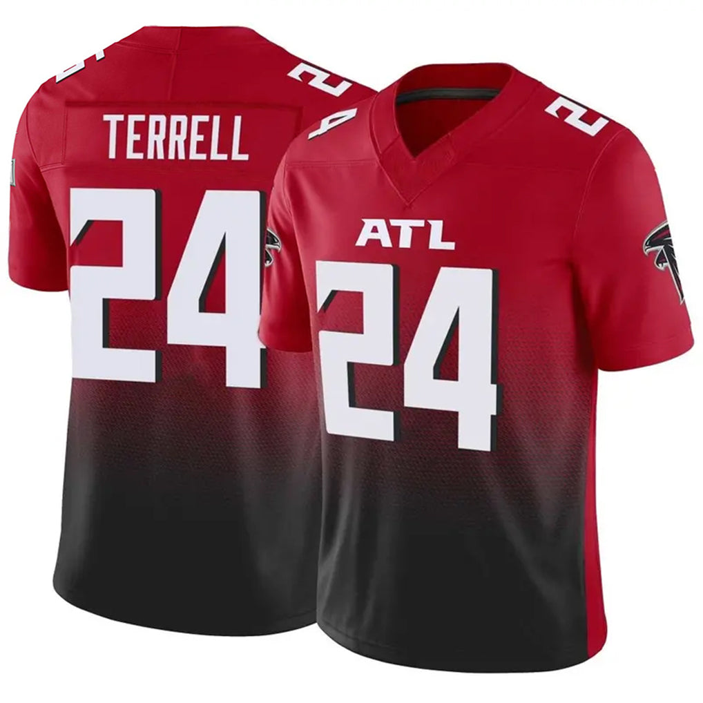 Choea A.Falcons #24 A.J. Terrell Jr. Player Red Vapor F.U.S.E. Limited Stitched Jerseys