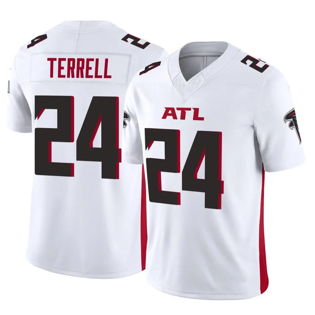 Choea A.Falcons #24 A.J. Terrell Player Vapor F.U.S.E. Limited Whtie Stitched Jerseys