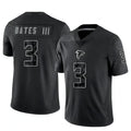 Choea A.Falcons #3 Jessie Bates III Player Black RFLCTV Limited Stitched Jerseys