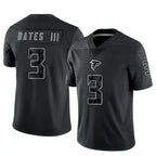 Choea A.Falcons #3 Jessie Bates III Player Black RFLCTV Limited Stitched Jerseys