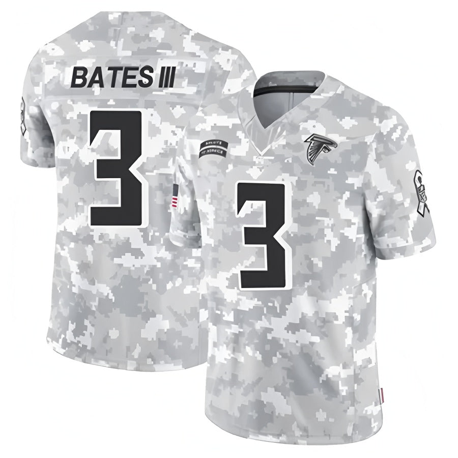 Choea A.Falcons #3 Jessie Bates III Player Camo Salute to Service Limited Stitched Stitched Jerseys